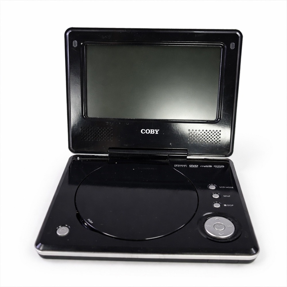 COBY TF-DVD7006 Portable DVD Player 7" LCD For Parts Repair No Power adapter